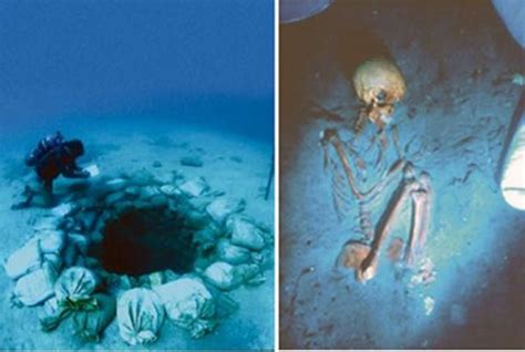 The 9,000-year-old underground megalithic settlement of Atlit Yam ...