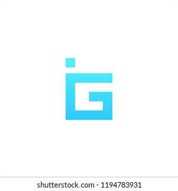 Gi Logo Design Inspiration Stock Vector (Royalty Free) 1194783931 ...