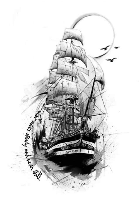 Aggregate 97+ about ship tattoo design latest - in.daotaonec