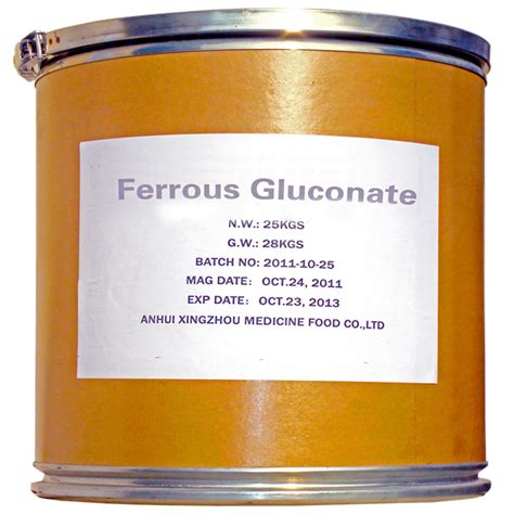 Ferrous Gluconate at Rs 220/kg | CAS No- 299-29-6 in Delhi | ID ...