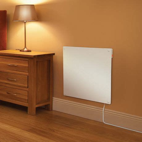 Eco Heater Ceramic 400W Wall-Mounted Panel Heater With Built in Thermostat | Walmart.ca
