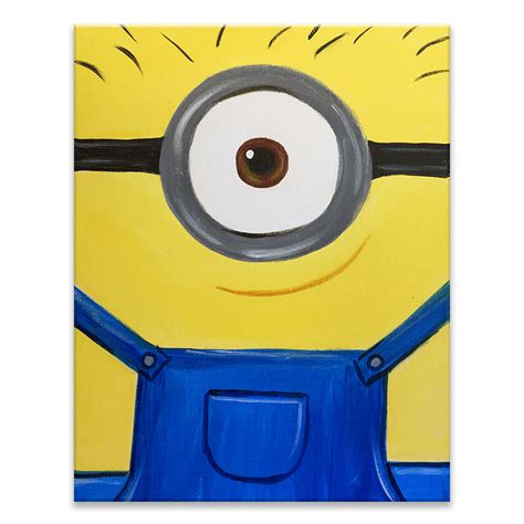 Online Painting Class - "One In A Minion" (Virtual Paint Night at Home)