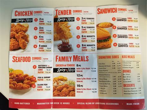 Anyone have a snapshot of the new Popeye's menu with prices? : r/Winnipeg