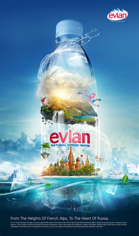 EVIAN Natural Spring Water :: Behance