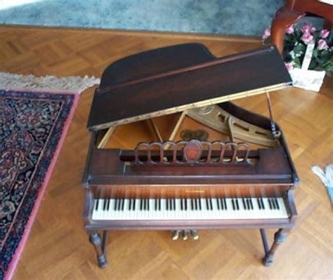 Piano Antique Baby Grand Salesman's sample Marshall and