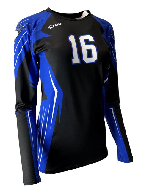 Boom Long Sleeve Sublimated Jersey,Custom - Rox Volleyball