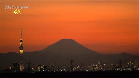 [4K] 富士山と街並みの昼・夜景タイムラプス Awesome M't Fuji & Cityscape time-lapse - YouTube