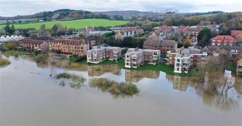 Pulborough flooding captured in stunning drone images - SussexLive