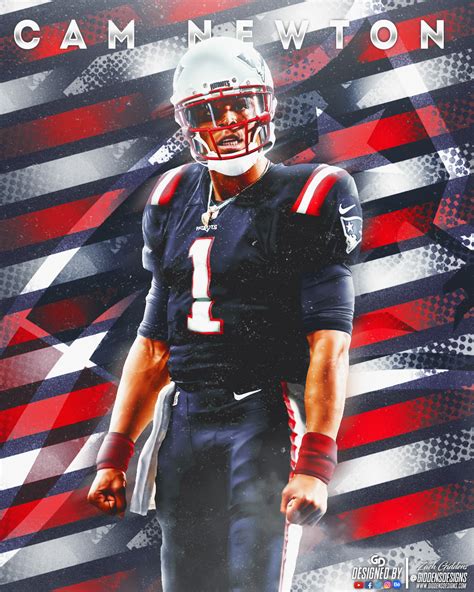 Cam Newton | New England Jersey Swap on Behance