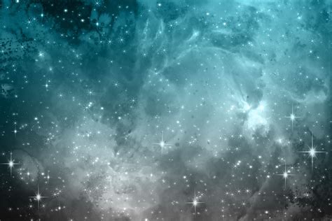 Light Cyan Galaxy Space Background Gráfico por Rizu Designs · Creative Fabrica