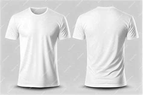 Premium Photo | Tshirt mockup white blank tshirt front and back views female and male clothes ...