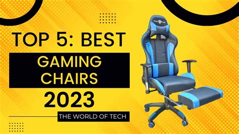 TOP 5: BEST GAMING CHAIR IN 2023 | GIVE YOUR GAMING EXPERIENCE AN EASE - YouTube