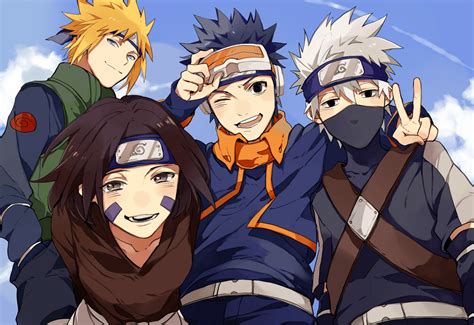 Kakashi Obito Rin Wallpaper