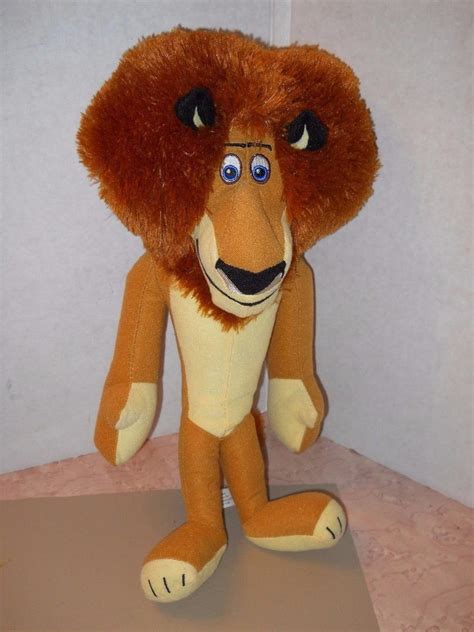 ALEX THE LION MADAGASCAR 3 DREAMWORKS MOVIE PLUSH TOY FACTORY 2014 "15 ...