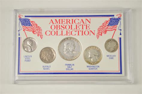 SILVER Coin Set American Obsolete Collection Historic US Collection ...