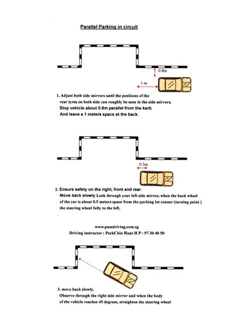 Driving course - Parallel Parking(Beginner)