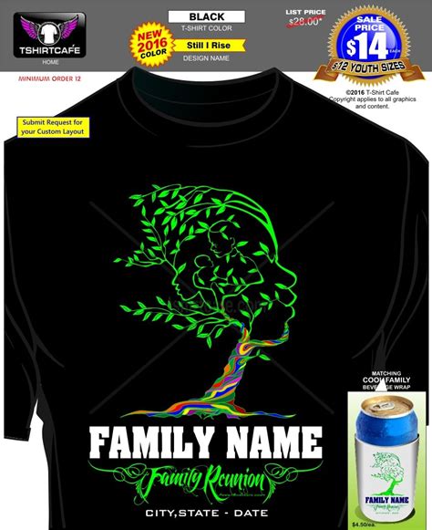 Family Reunion T Shirt Template