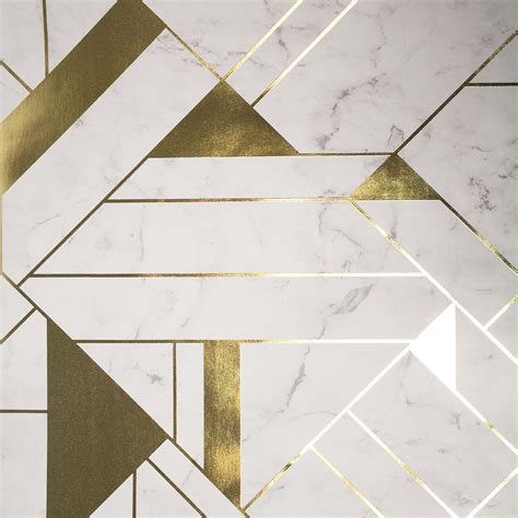 White Gold Marble Geometric (#2869811) - HD Wallpaper & Backgrounds Download