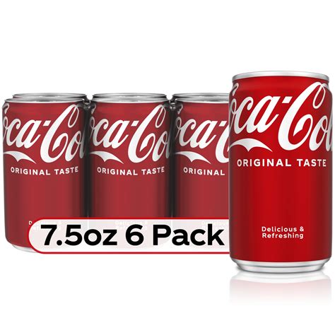 Coca-Cola Cans, 7.5 fl oz, 6 Pack - Walmart.com