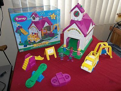 Playskool Barney Schoolhouse Playset With Box and Accessories | #507663297