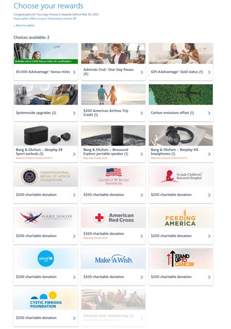 Loyalty Choice Rewards From American Airlines