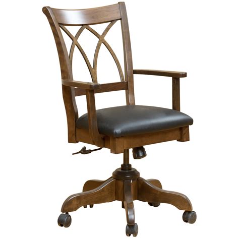 Writers Amish Desk Chair - Amish Office Furniture | Cabinfield