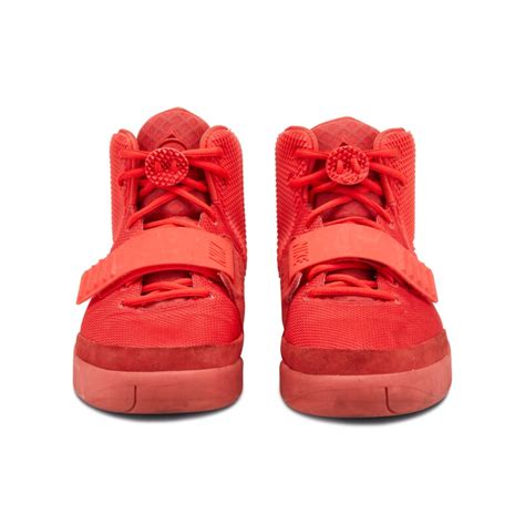 Nike Nike Air Yeezy 2 Red October With Wear Likely Attributed To Kanye West Celebrity Available ...