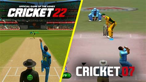 Cricket 22 Vs EA Cricket 2007 | Which Is The Best Cricket Game Of All ...