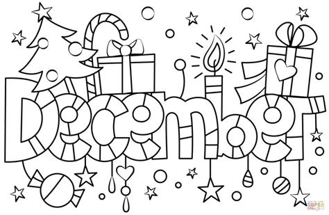 December coloring page | Free Printable Coloring Pages | Free printable ...