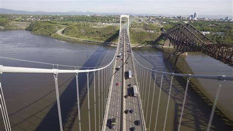 Le pont Pierre-Laporte inauguré il y a 45 ans | Radio-Canada