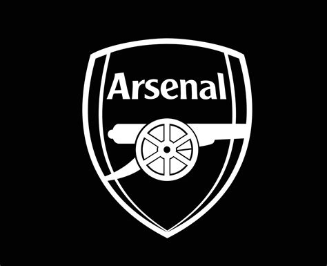 Arsenal Logo Black And White