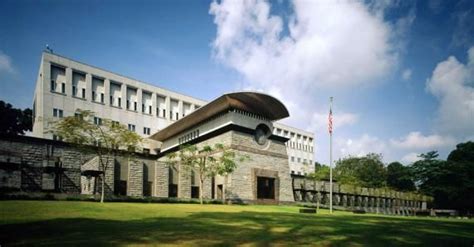 US Embassy, SIngapore - aka Fortress America - 2015 | Singapore, Singapore flag, House styles