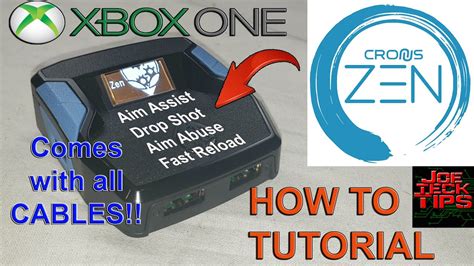 Cronus ZEN XBOX ONE | HOW TO | JoeteckTips - YouTube