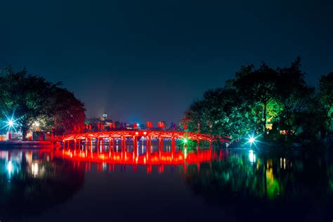 Bridge on Hoan Kiem Lake by drifterManifesto on DeviantArt