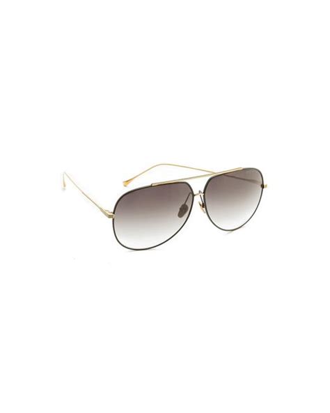 Dita Eyewear Condor Aviator Sunglasses in Black | Lyst