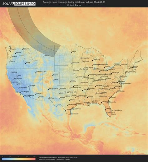 Total solar eclipse of 08/23/2044