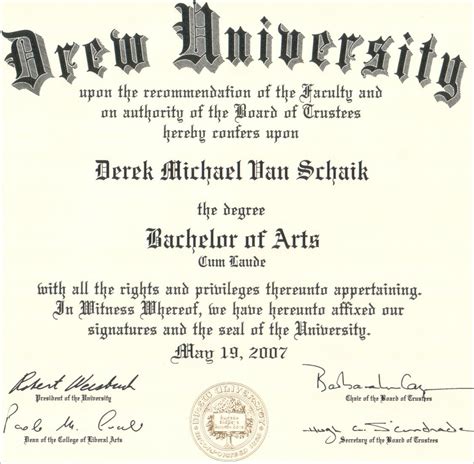 BA, Political Science, Sociology - Derek Van Schaik Official Website