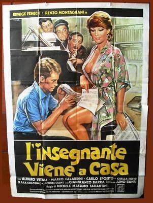 2sht L'insegnante Viene a Casa Italian Movie Poster 70s | eBay