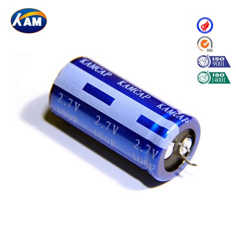 Hot Sale Snap-in and Lead Types Super Capacitor (2.7V 100f) Farad ...