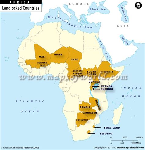 Landlocked Countries in Africa