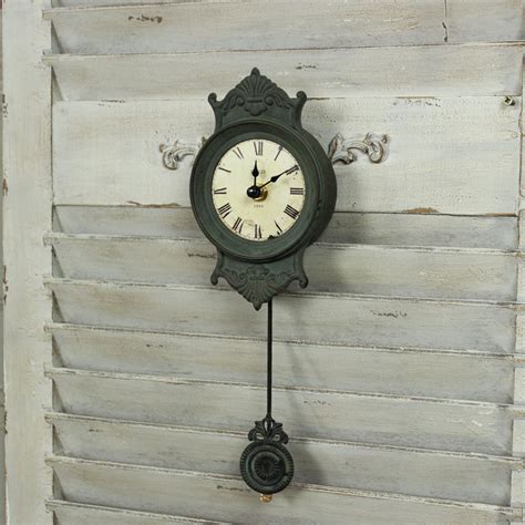 Grey Pendulum Wall Clock - Melody Maison®