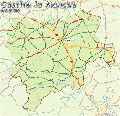 Map of Albacete map for planning your holiday in Albacete, Albacete spain