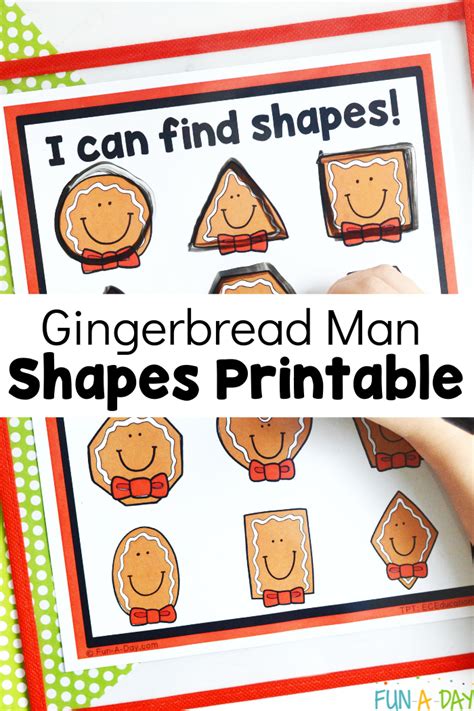 Gingerbread Man Shape Mats Free Printable | LaptrinhX / News