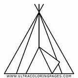 Teepee Coloring Page  Ultra Pages sketch template
