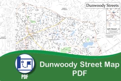 Dunwoody Street Map PDF