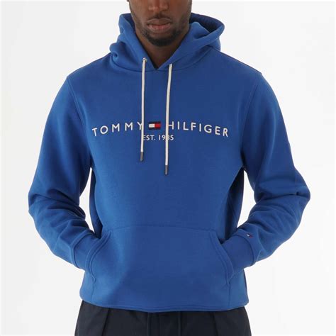 Tommy Hilfiger Tommy Logo Hoodie | Blue Quartz | MW0MW10752