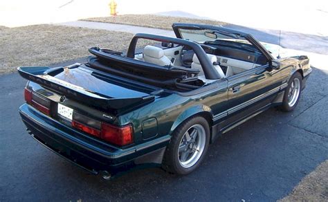 Deep Emerald Green 1990 Saleen 25th Anniversary 7-UP Ford Mustang Convertible - MustangAttitude ...