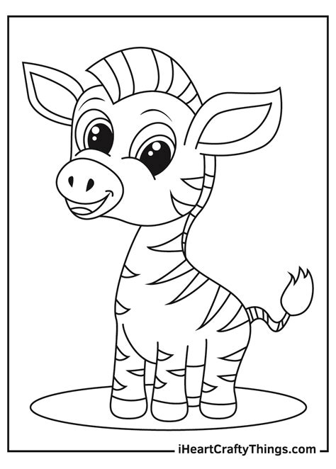 Printable Zebra Coloring Pages (Updated 2021)