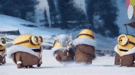 Snowball GIF - Snowball Minions - Discover & Share GIFs | Minions funny ...