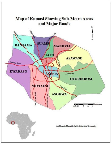 Kumasi Maps - Millennium Cities Initiative